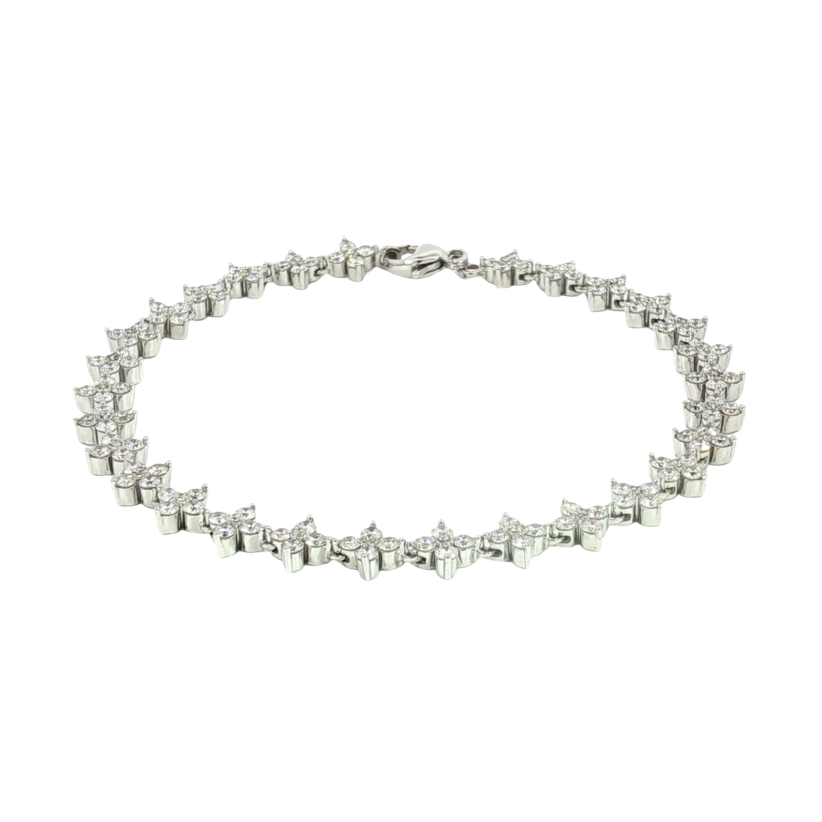 14K White Gold Bracelets | Carroll's (view 2)