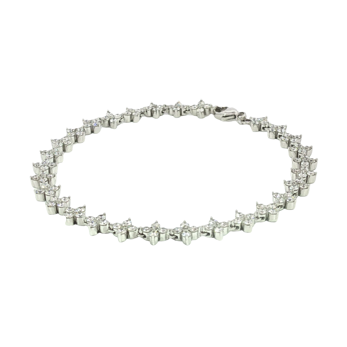 14K White Gold Bracelets | Carroll's (view 3)