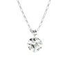 Sterling Silver Galaxy Disc Necklace