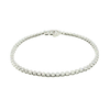 Elegant Round Brilliant Diamond Tennis Bracelet in 14K White Gold