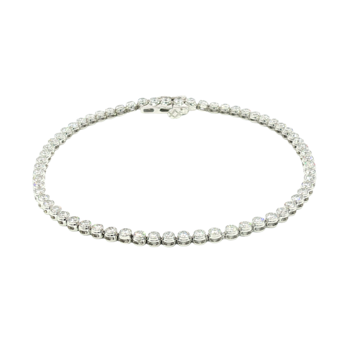 14K White Gold Bracelets | Carroll's