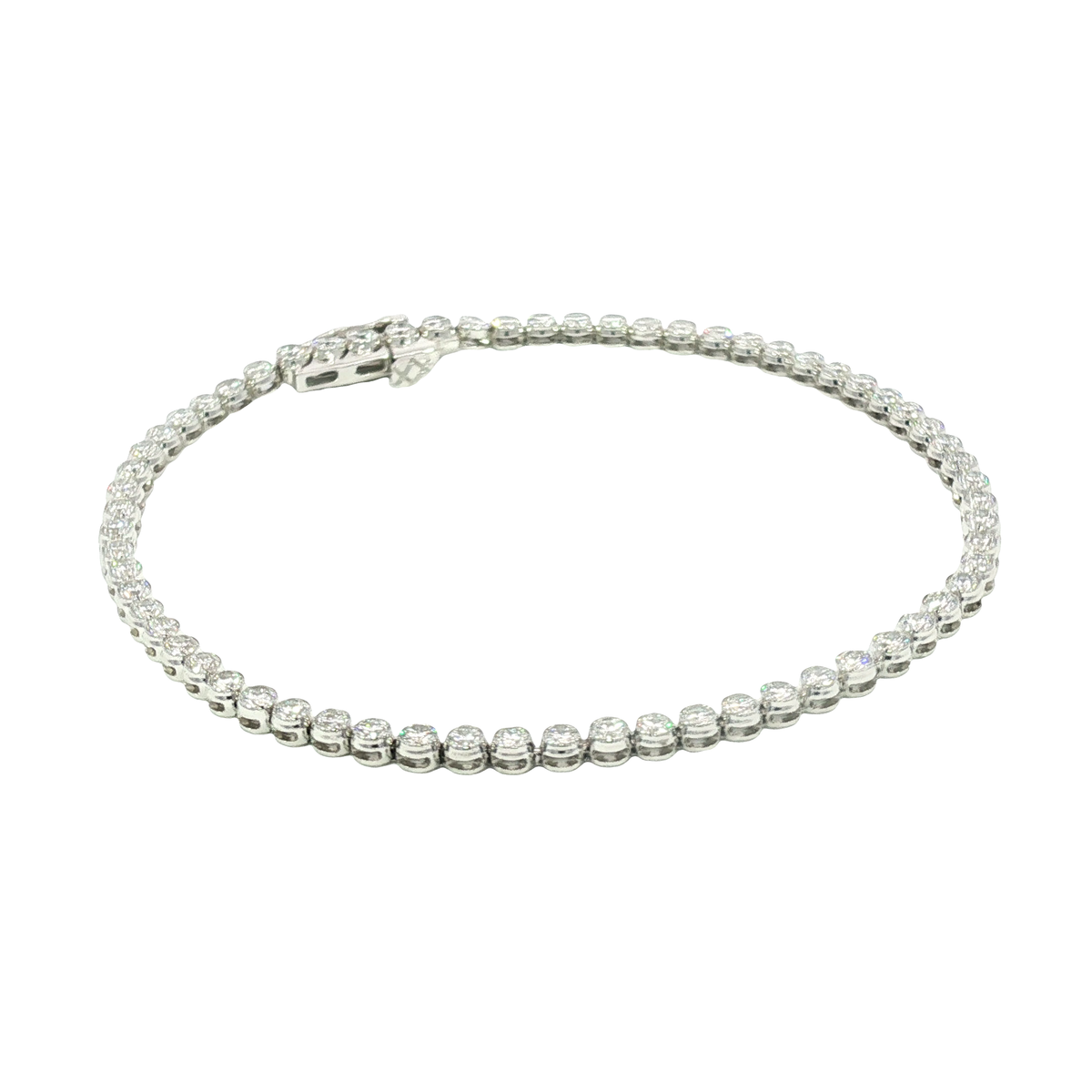 14K White Gold Bracelets | Carroll's (view 4)