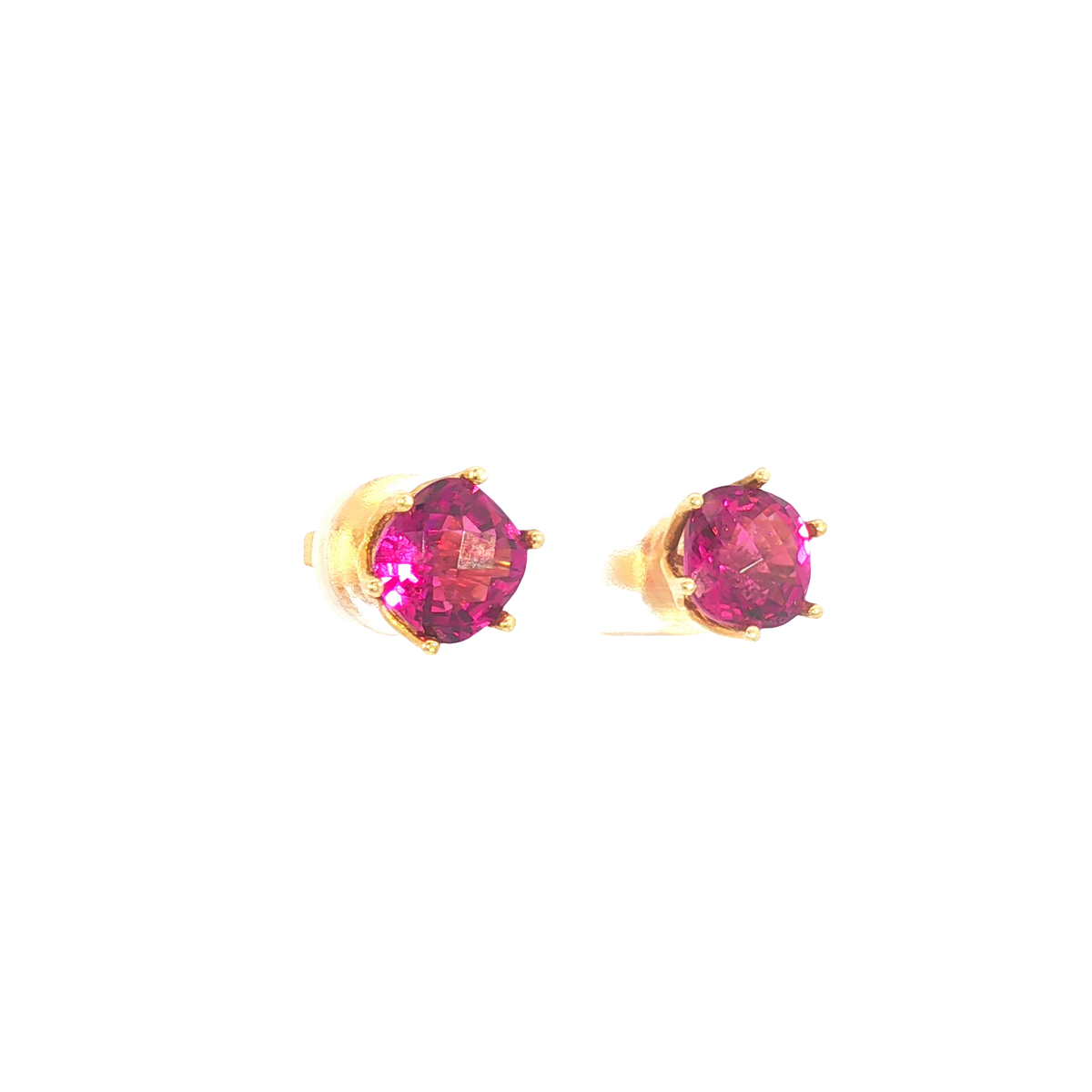 Estate 14K Garnet Earrings | Carroll's (view 4)