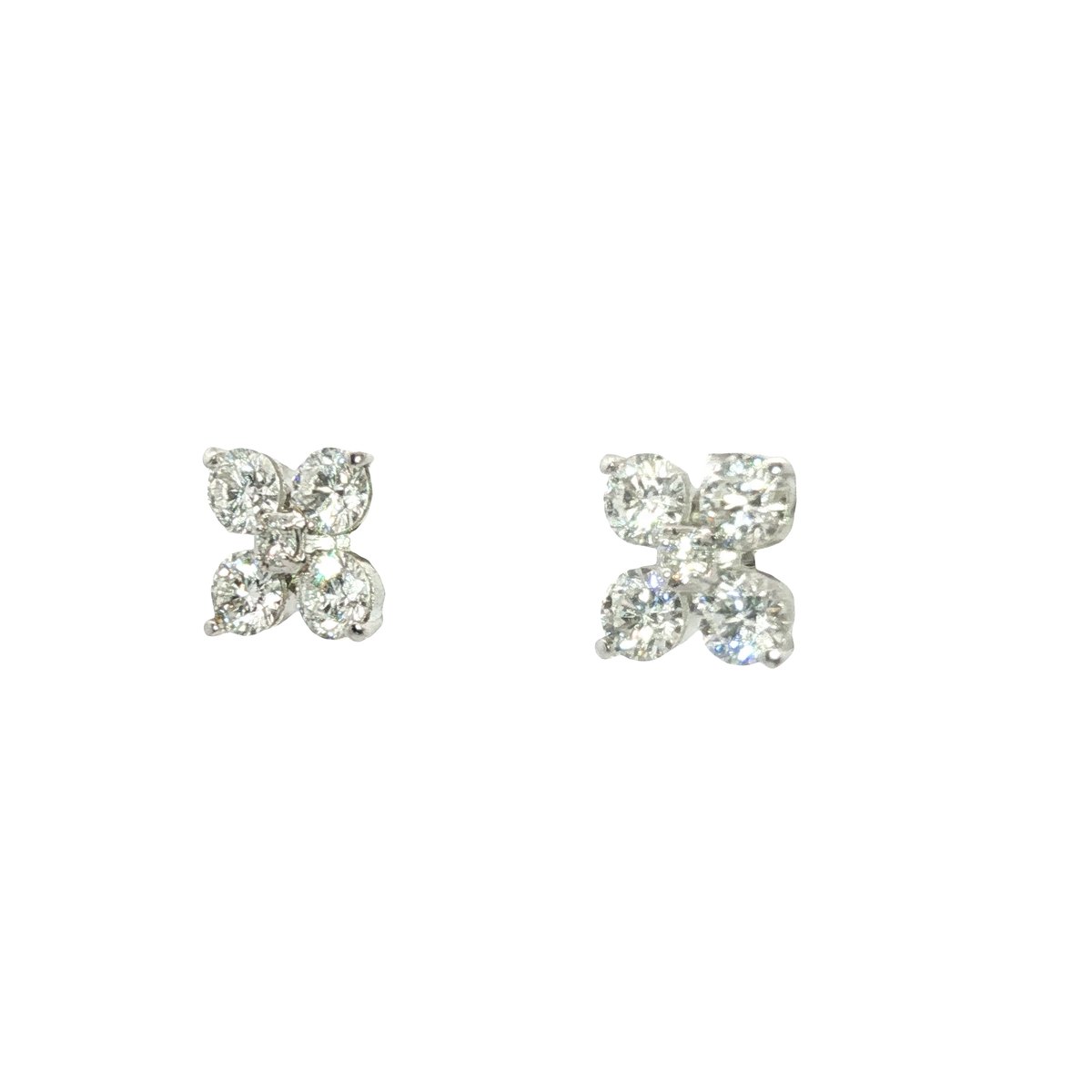 14K White Gold Earrings | Carroll's (view 2)