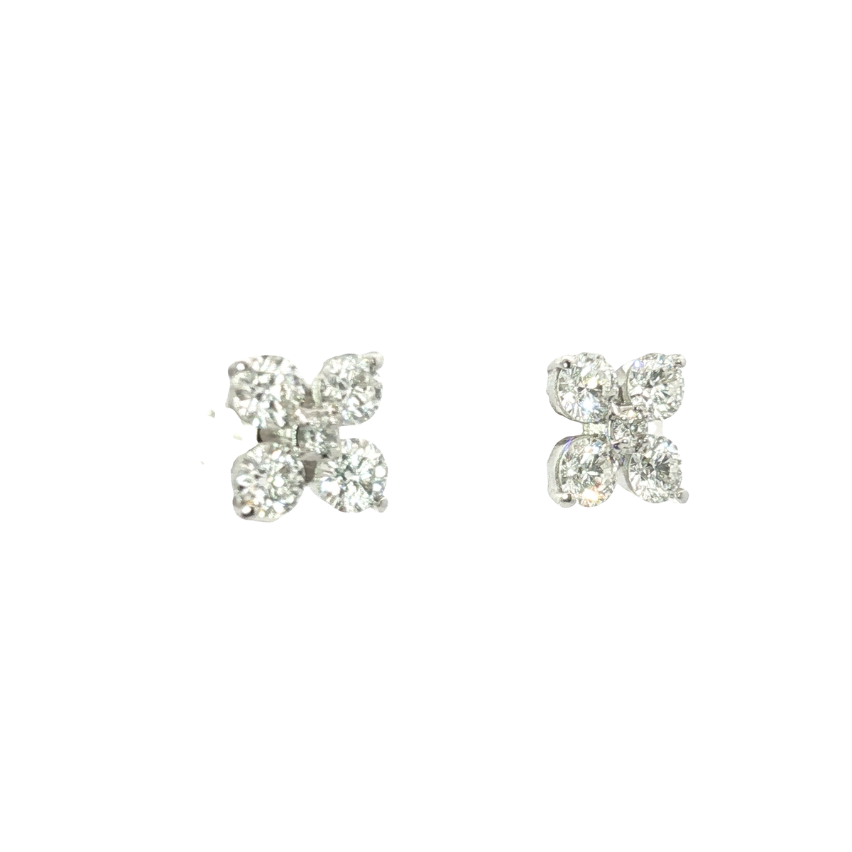 14K White Gold Earrings | Carroll's (view 4)
