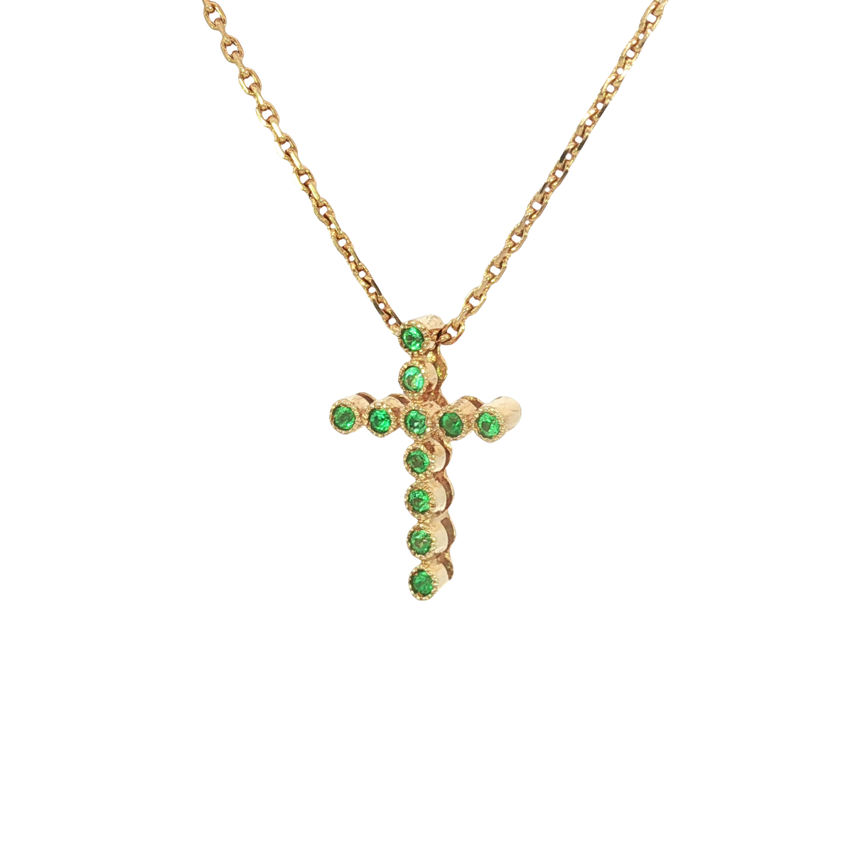 Estate 18K Emerald Necklaces | Carroll's (view 2)