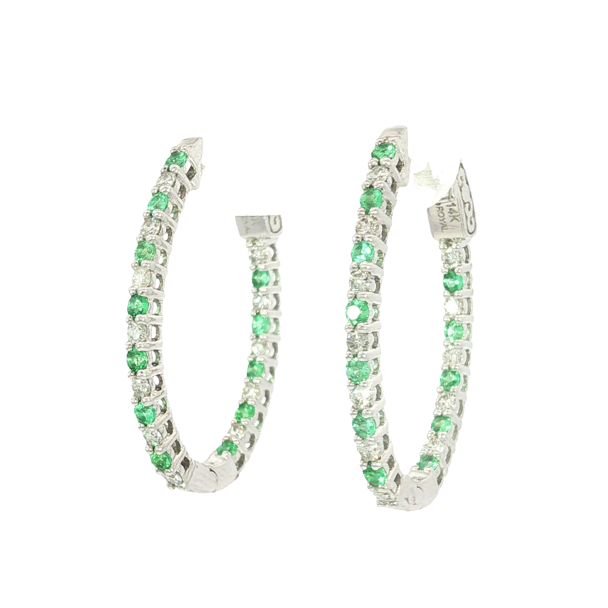 14K White Gold Earrings | Carroll's (view 2)