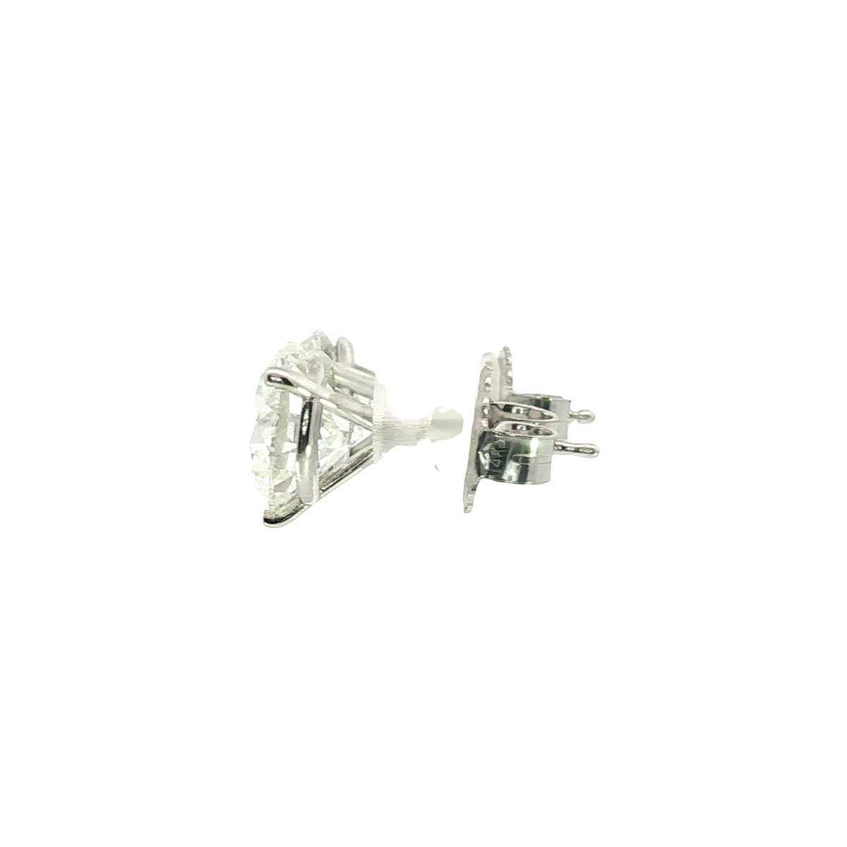 14K White Gold Earrings | Carroll's (view 2)