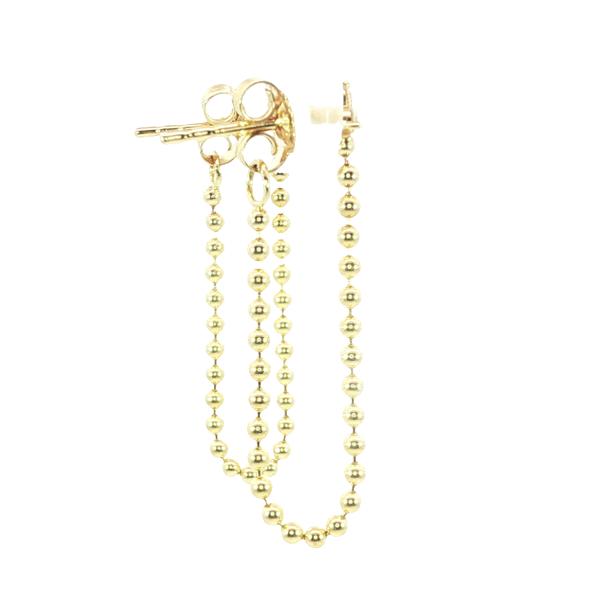 14K Yellow Gold Earrings | Carroll's (view 4)