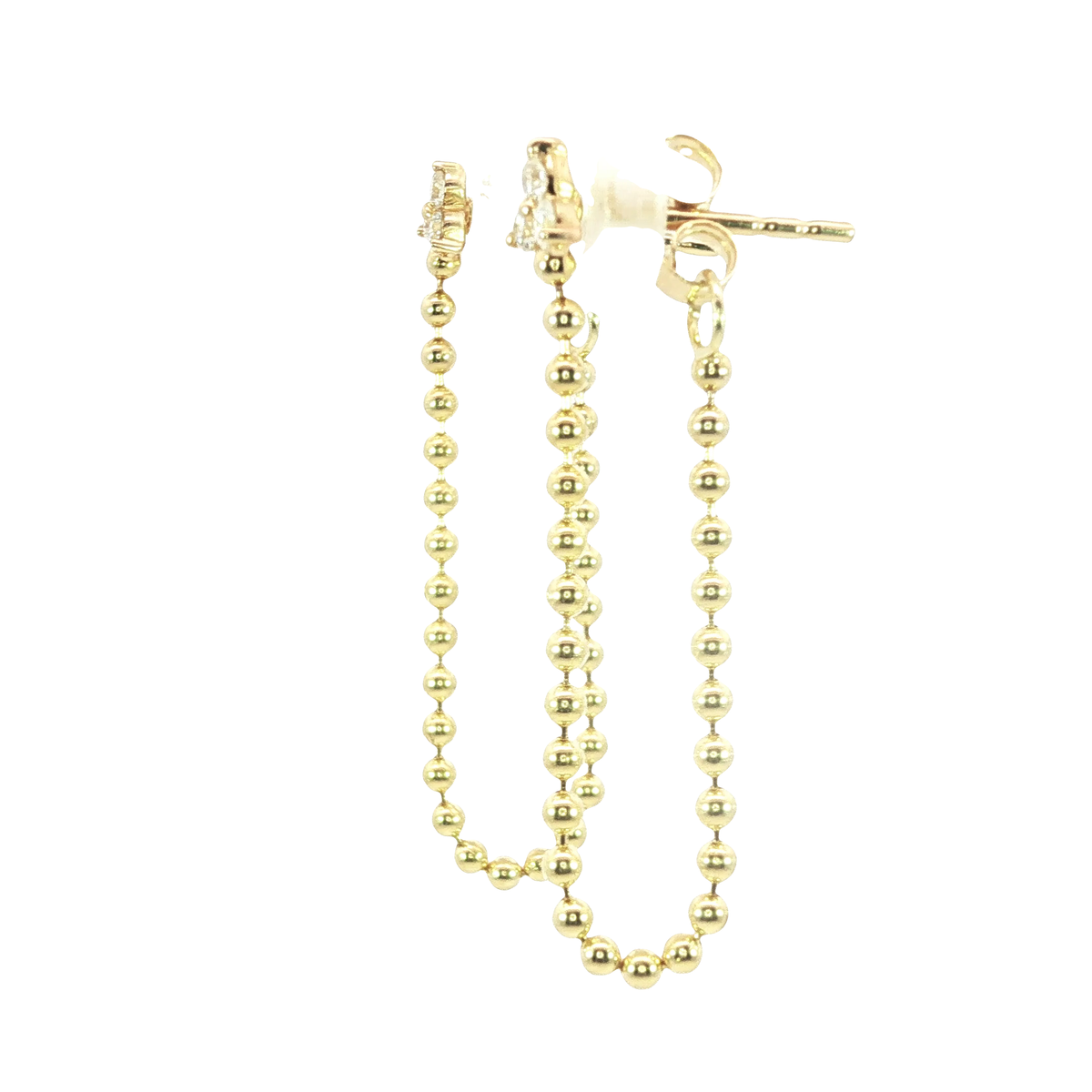 14K Yellow Gold Earrings | Carroll's (view 2)
