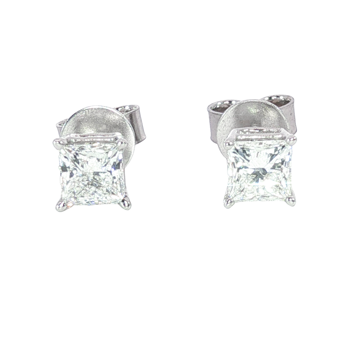 14K White Gold Earrings | Carroll's (view 2)