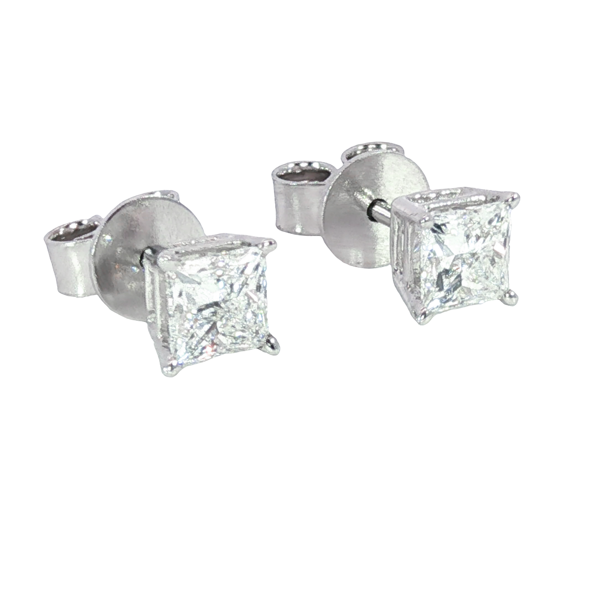 14K White Gold Earrings | Carroll's (view 4)