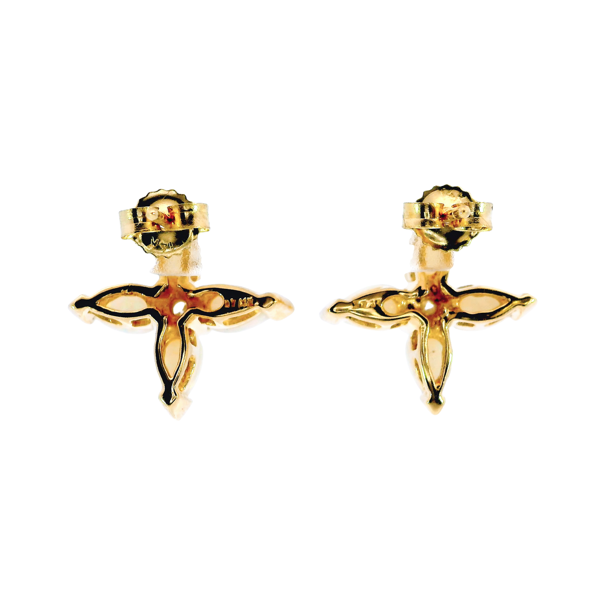 14K Yellow Gold Earrings | Carroll's (view 3)
