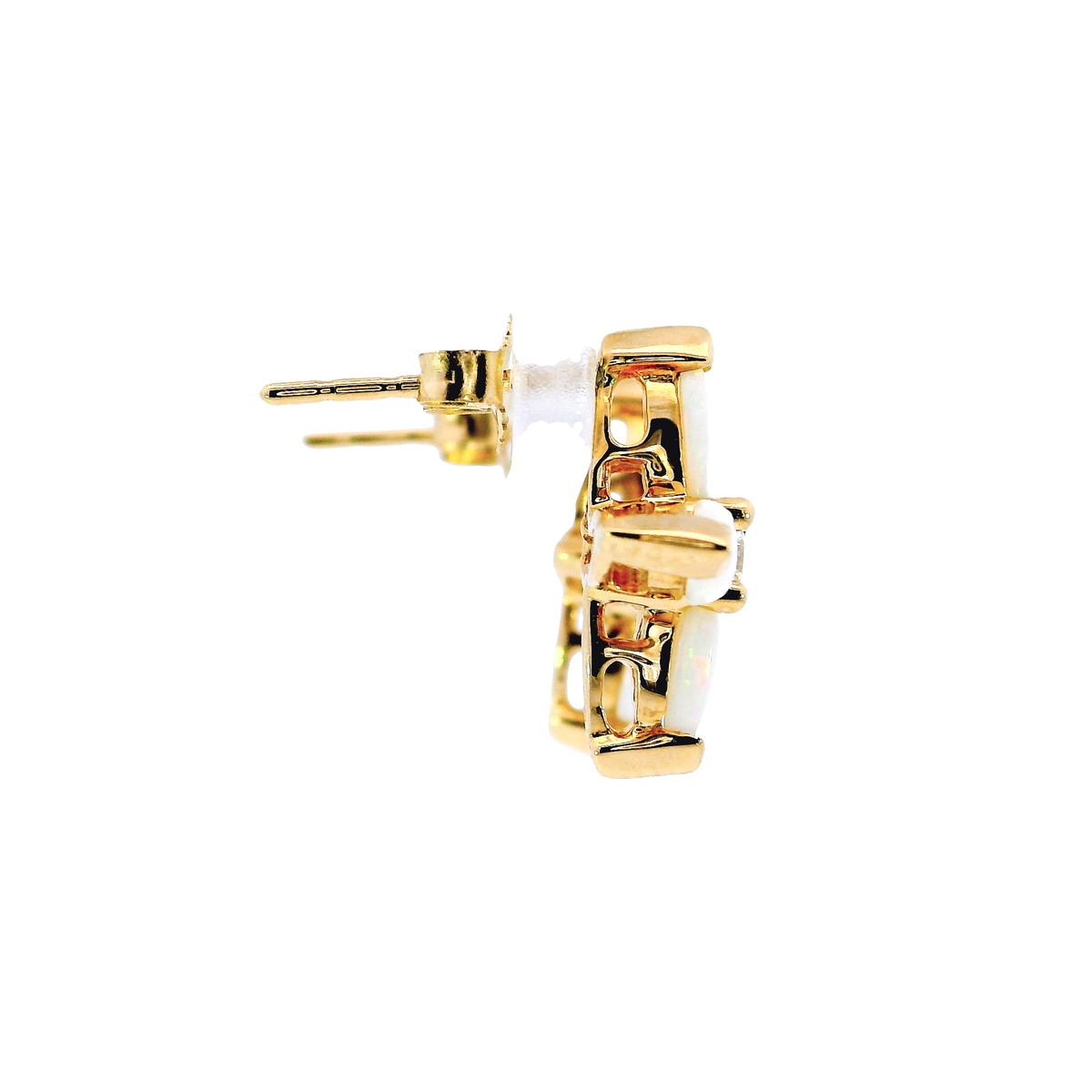 14K Yellow Gold Earrings | Carroll's (view 4)
