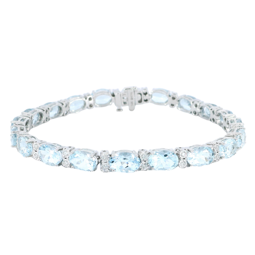 14K White Gold Bracelets | Carroll's