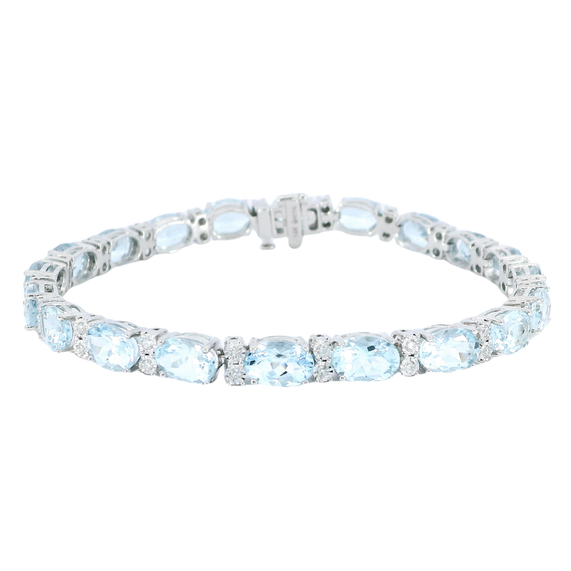 14K White Gold Bracelets | Carroll's