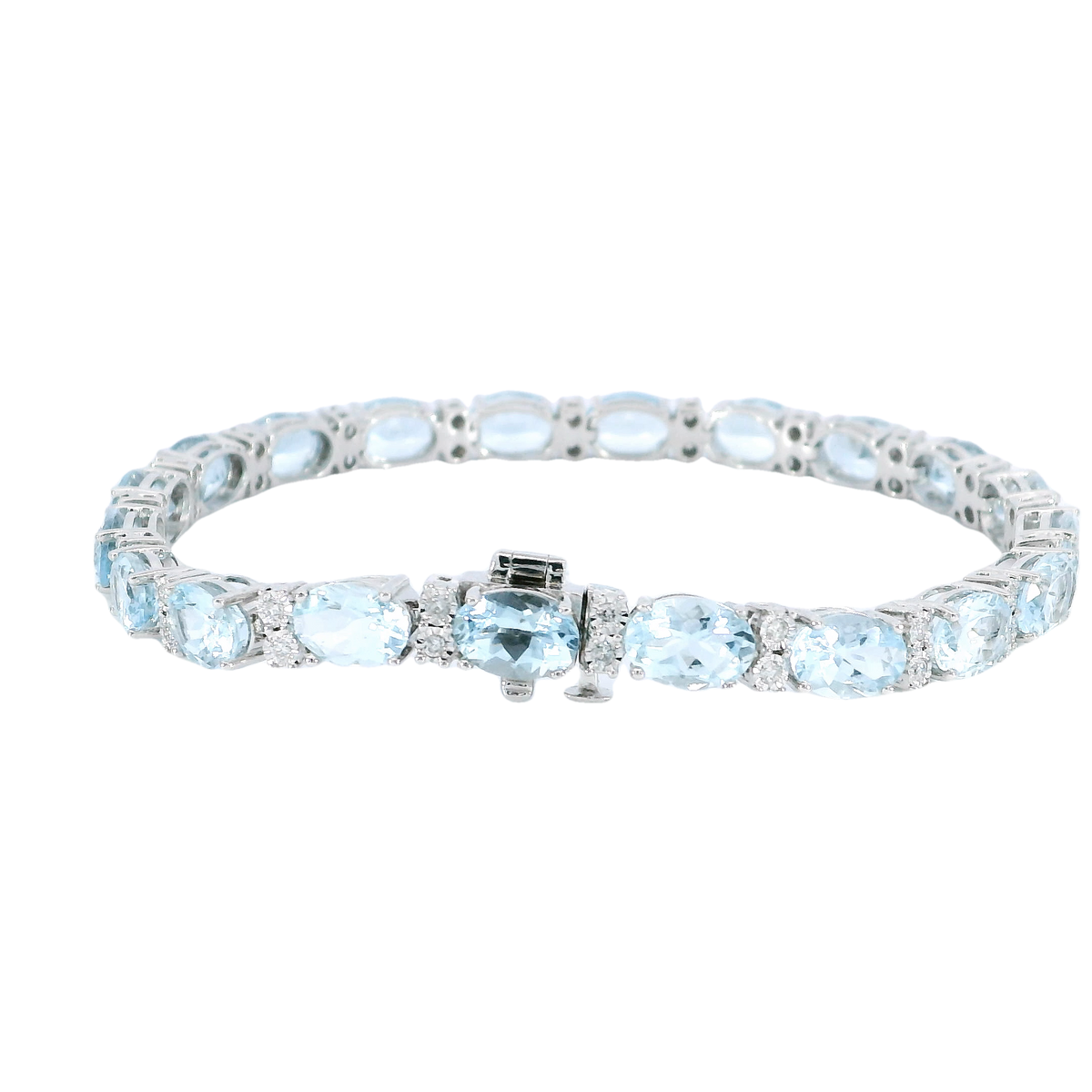 14K White Gold Bracelets | Carroll's (view 6)