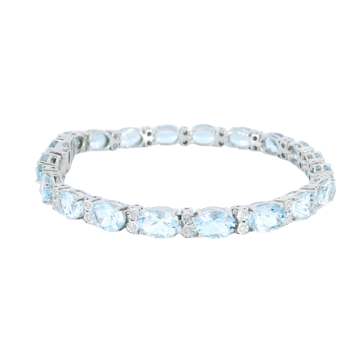 14K White Gold Bracelets | Carroll's (view 7)