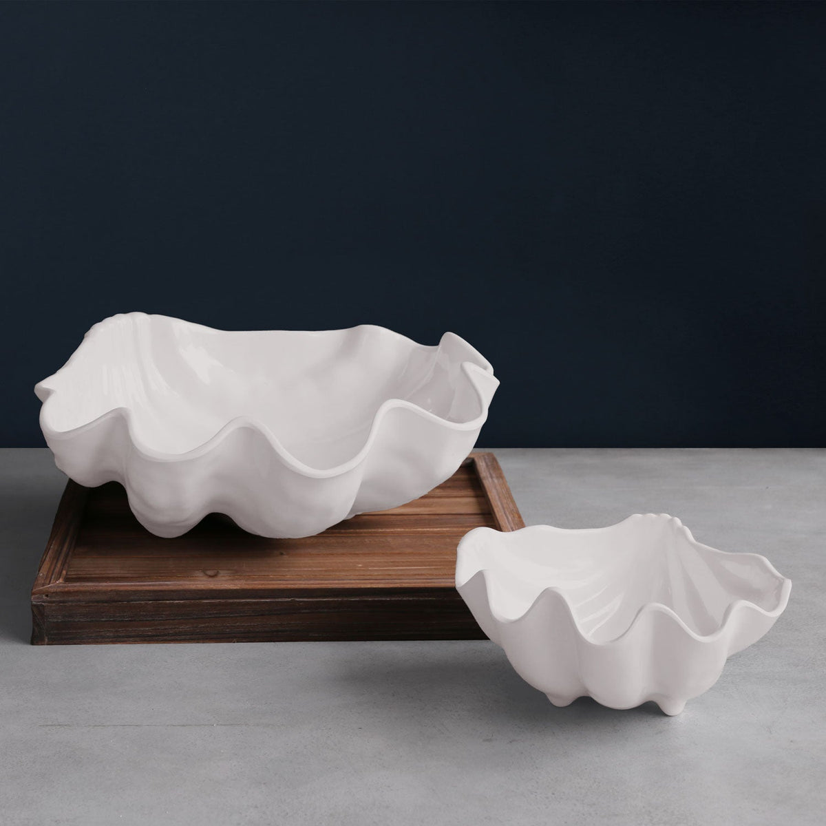 VIDA Ocean Shell Small Bowl (White)