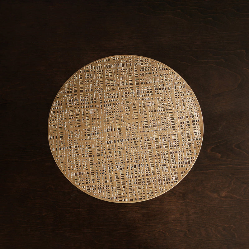 VIDA Woven Round Placemats (Set of 4)