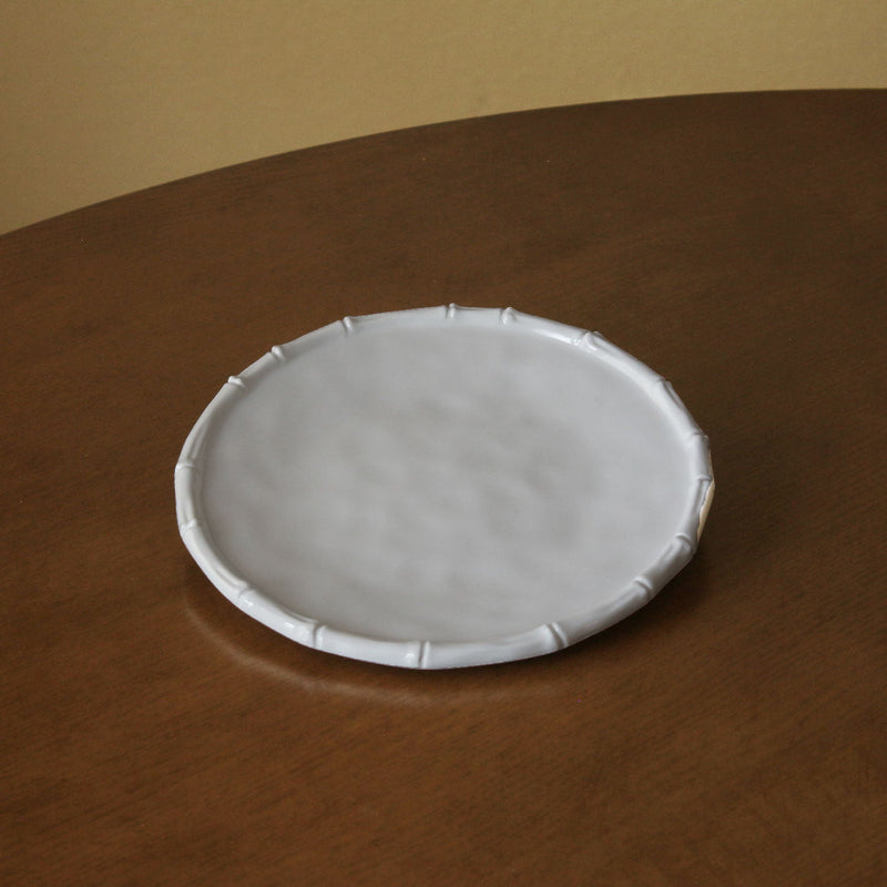 VIDA Bamboo Salad Plate Set of 4 (White)