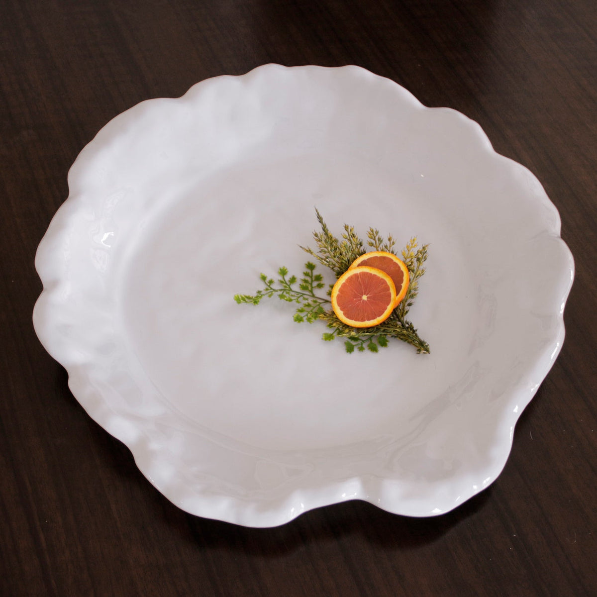 VIDA Havana Extra Large Round Platter (White)