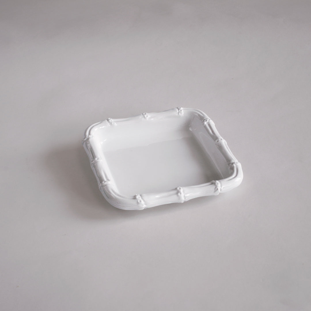 VIDA Bamboo Beverage Napkin Holder (White)