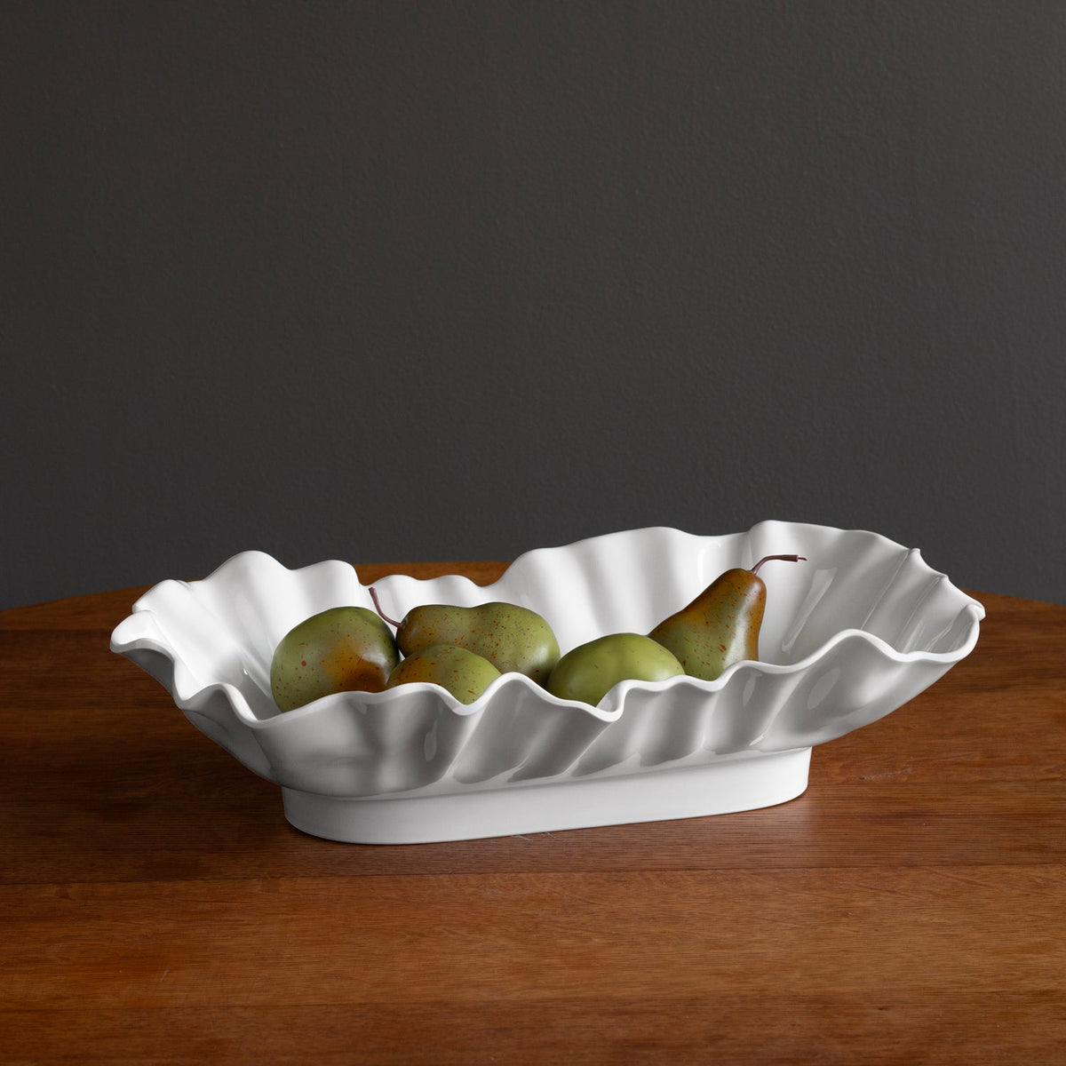 VIDA Bloom Large Rectangle Bowl (White)
