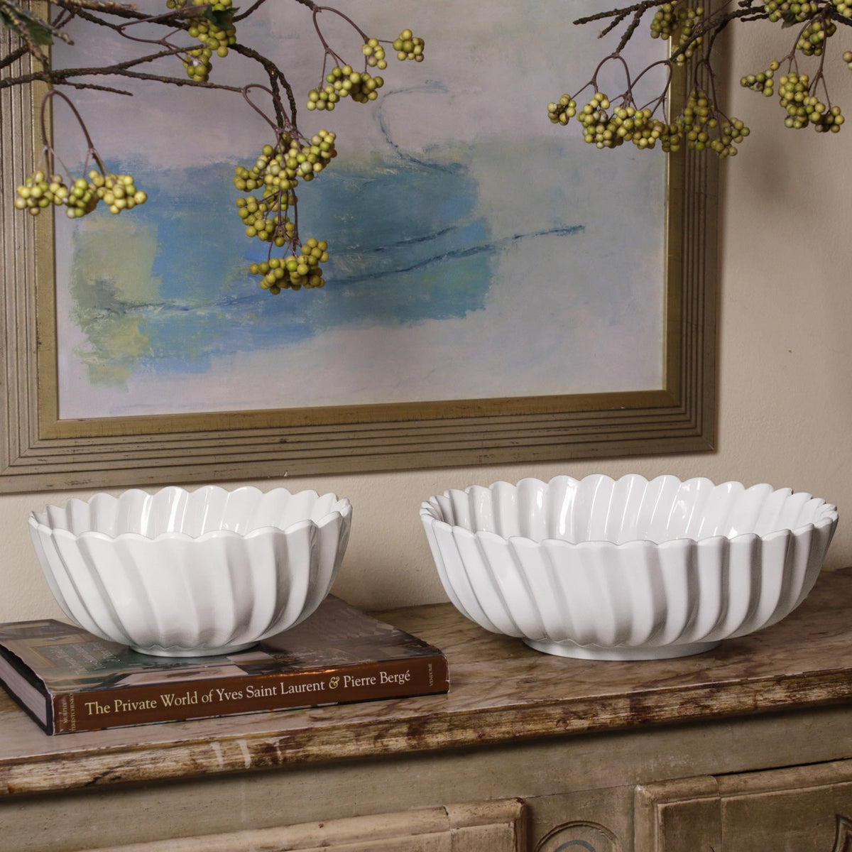 VIDA Vienna Large Bowl White