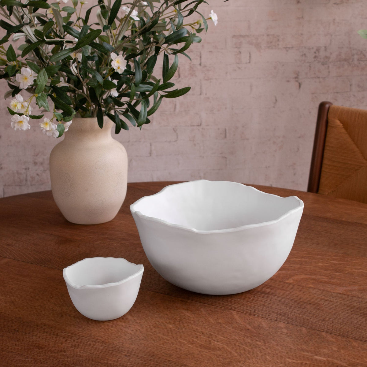 VIDA Nube Osaka Medium Bowl  White