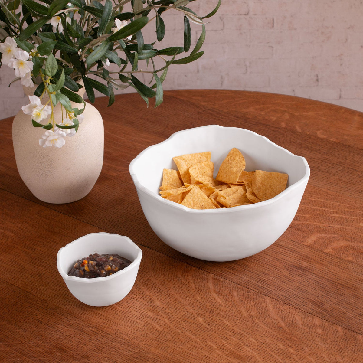VIDA Nube Osaka Medium Bowl  White