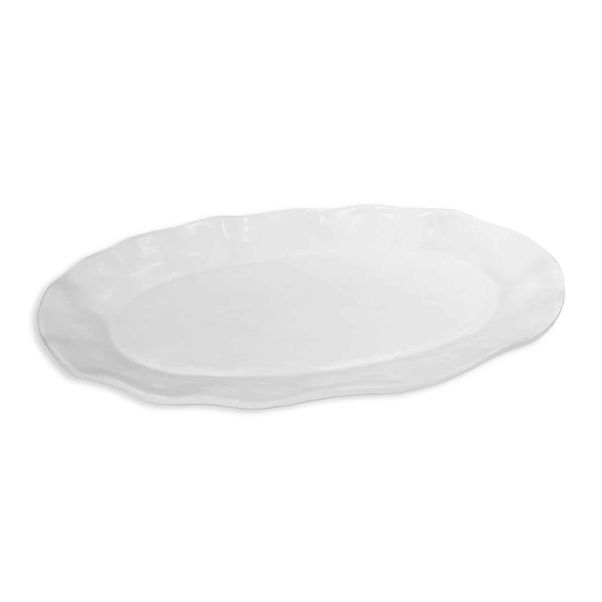 VIDA Nube Large Oval Platter (White)