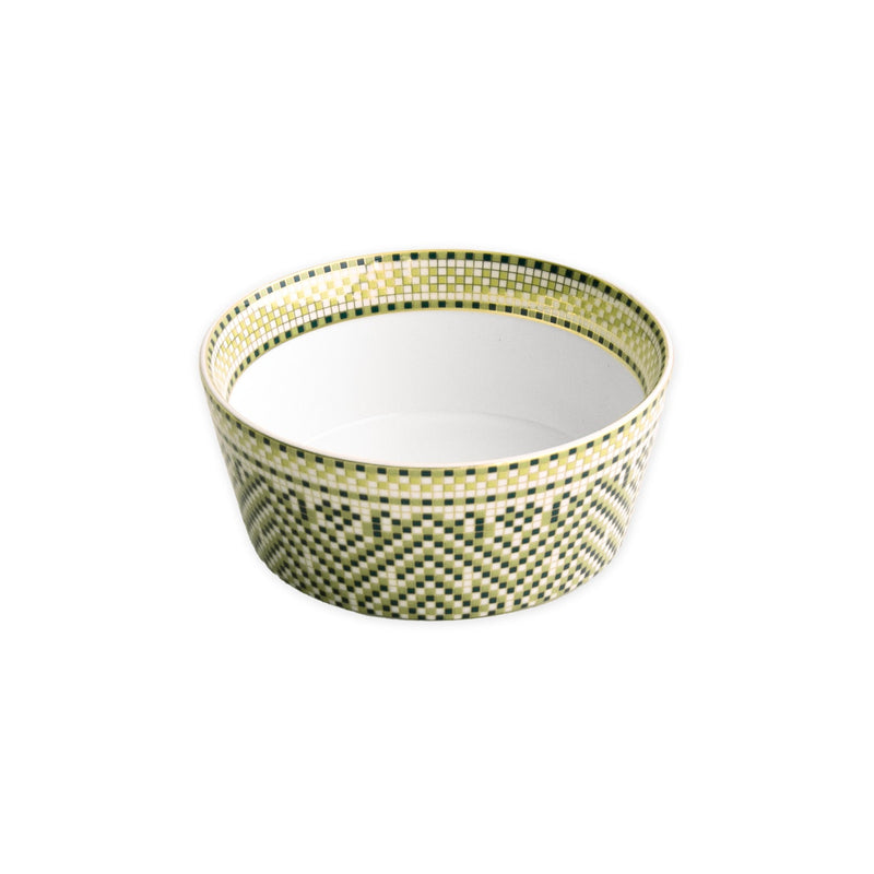 CERAMIC Ravenna Cereal Bowl Set of 4 Green & Gold