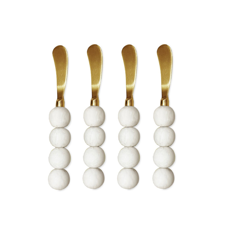 RESIN Sorbet Speaders Set of 4 (Coconut)