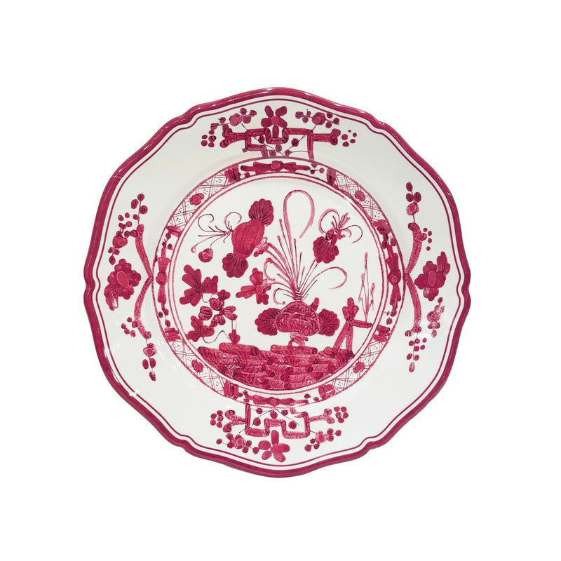 VIDA Faenza Salad Plate Set of 4 (Deep Pink and White)