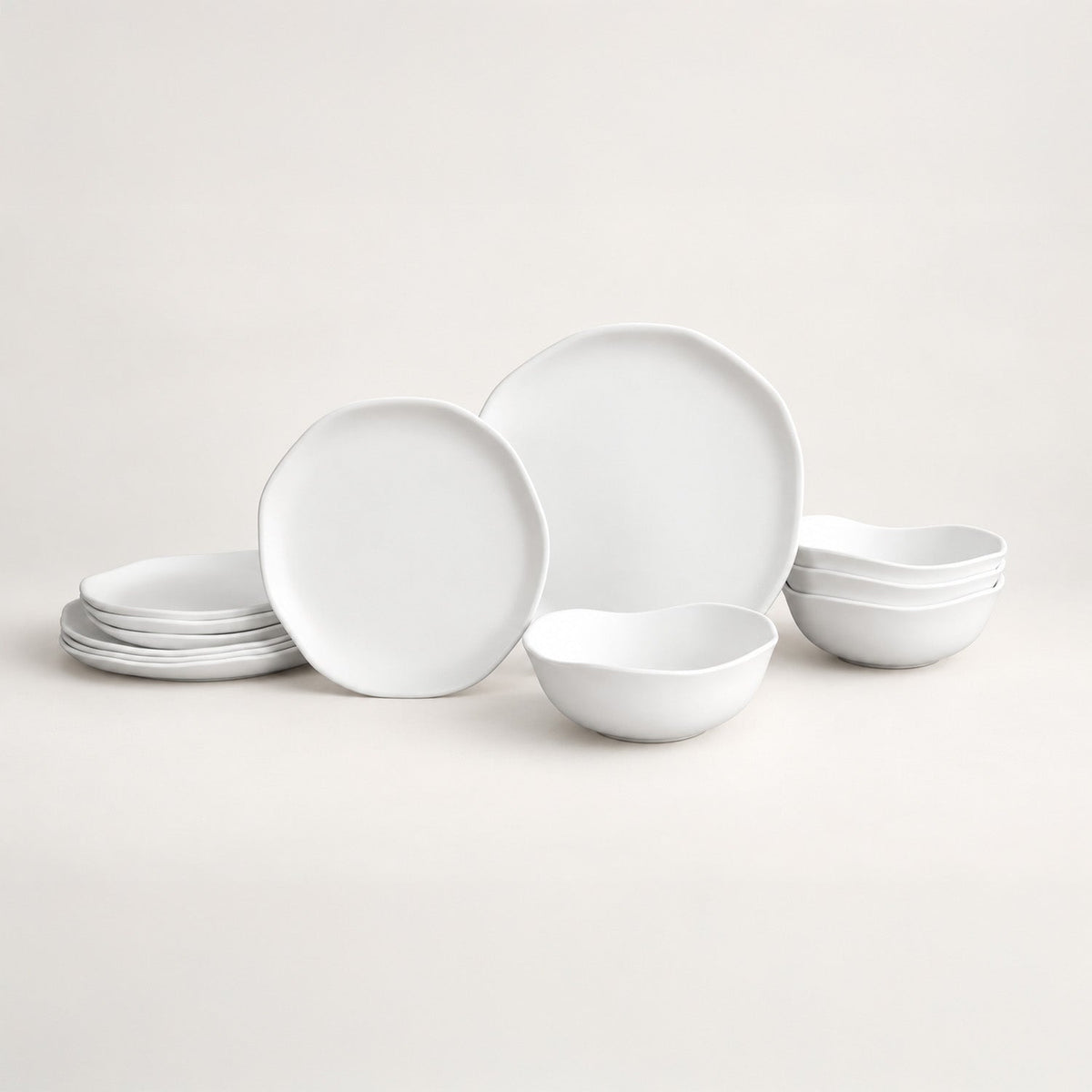 VIDA Nube Salad Plate Set of 4 (White)