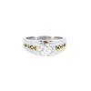 Tacori Platinum 18K Yellow Gold Diamond Engagement Ring