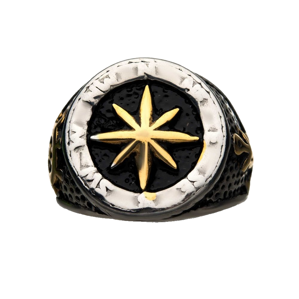 14K Yellow Steel Fashion Rings | Carroll's (view 3)