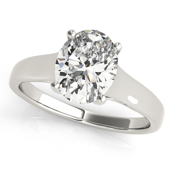 Oval Solitaire Engagement Ring
