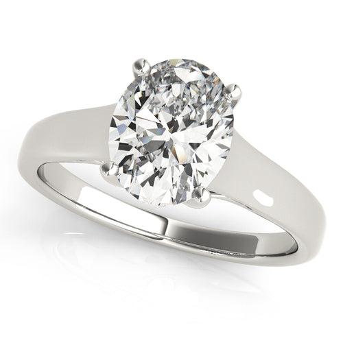 Oval Solitaire Engagement Ring