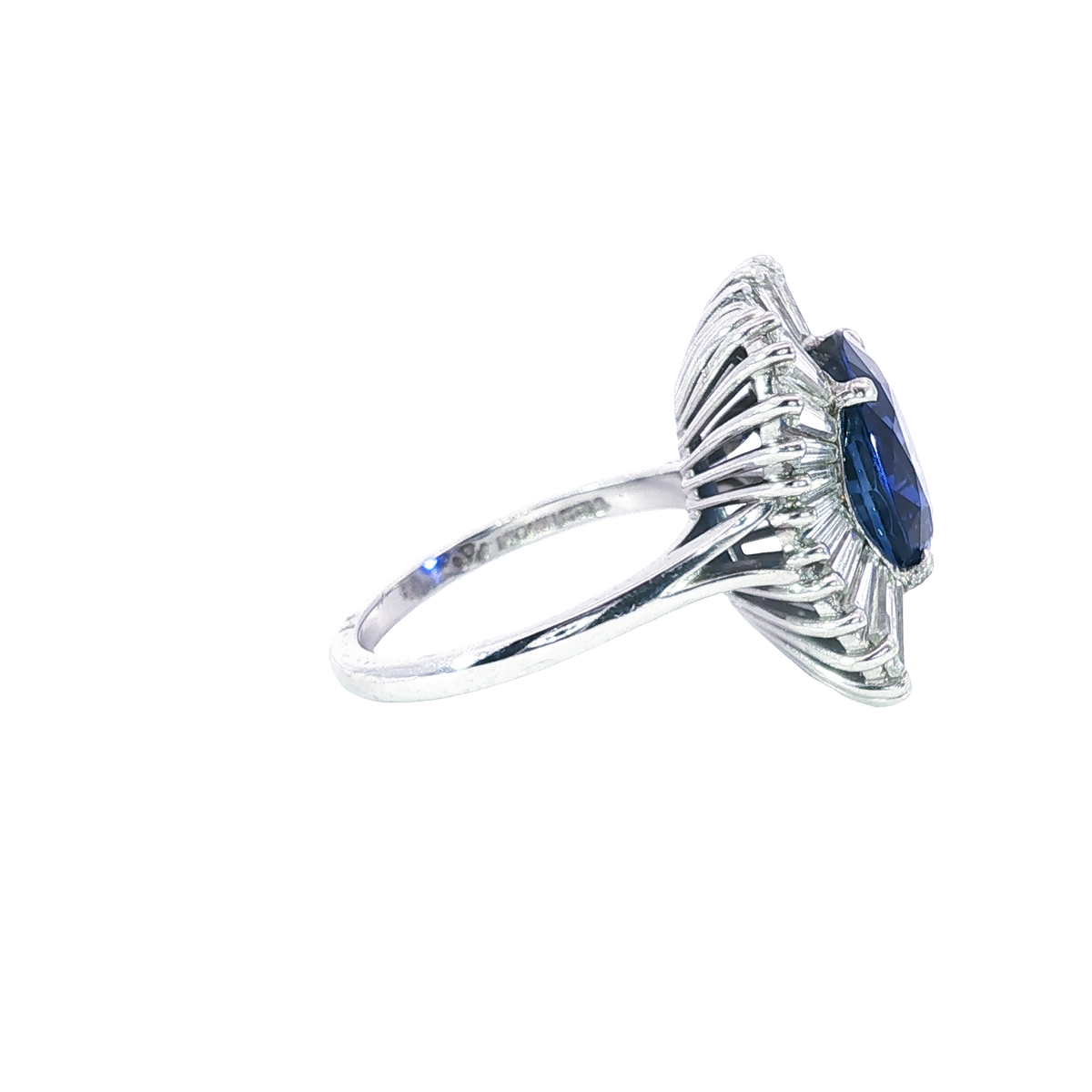 Estate 950 Sapphire Fashion Rings | Carroll's (view 4)