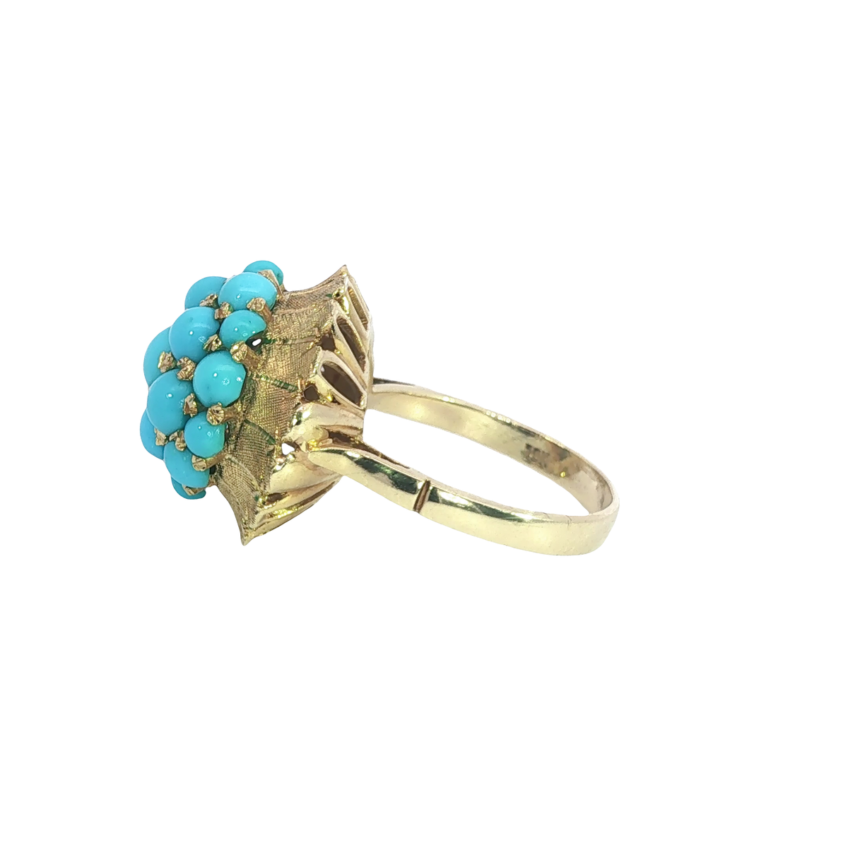Estate 18K Turquoise Fashion Rings | Carroll's (view 2)