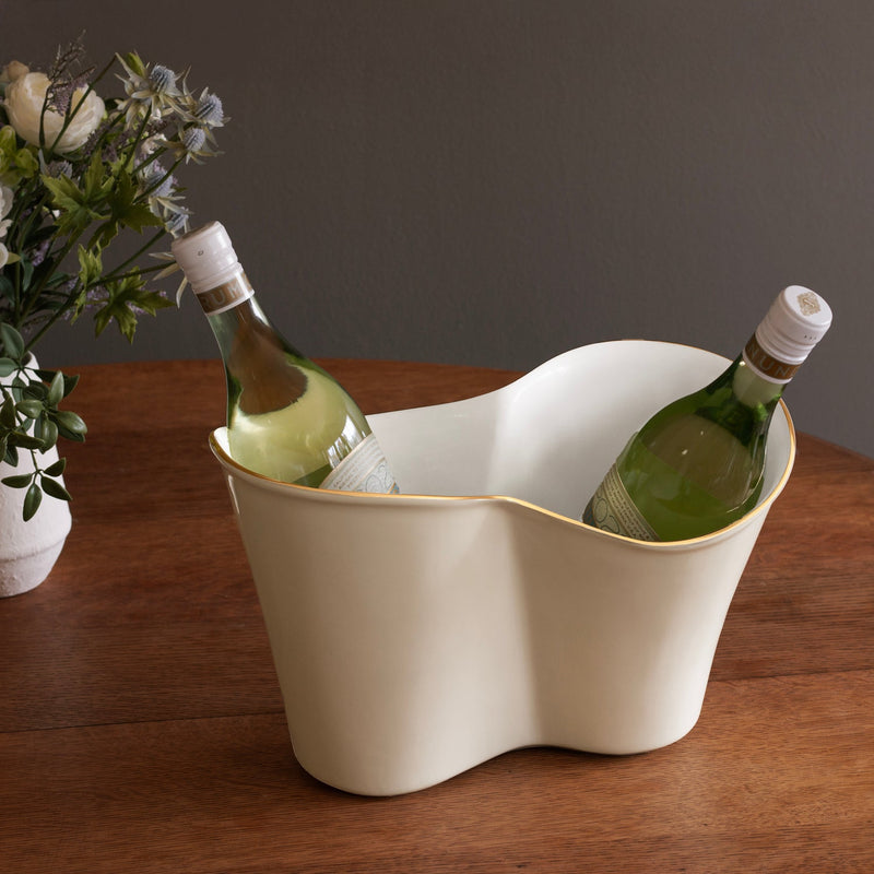 ENCANTO Double Ice Bucket (Cream and White)
