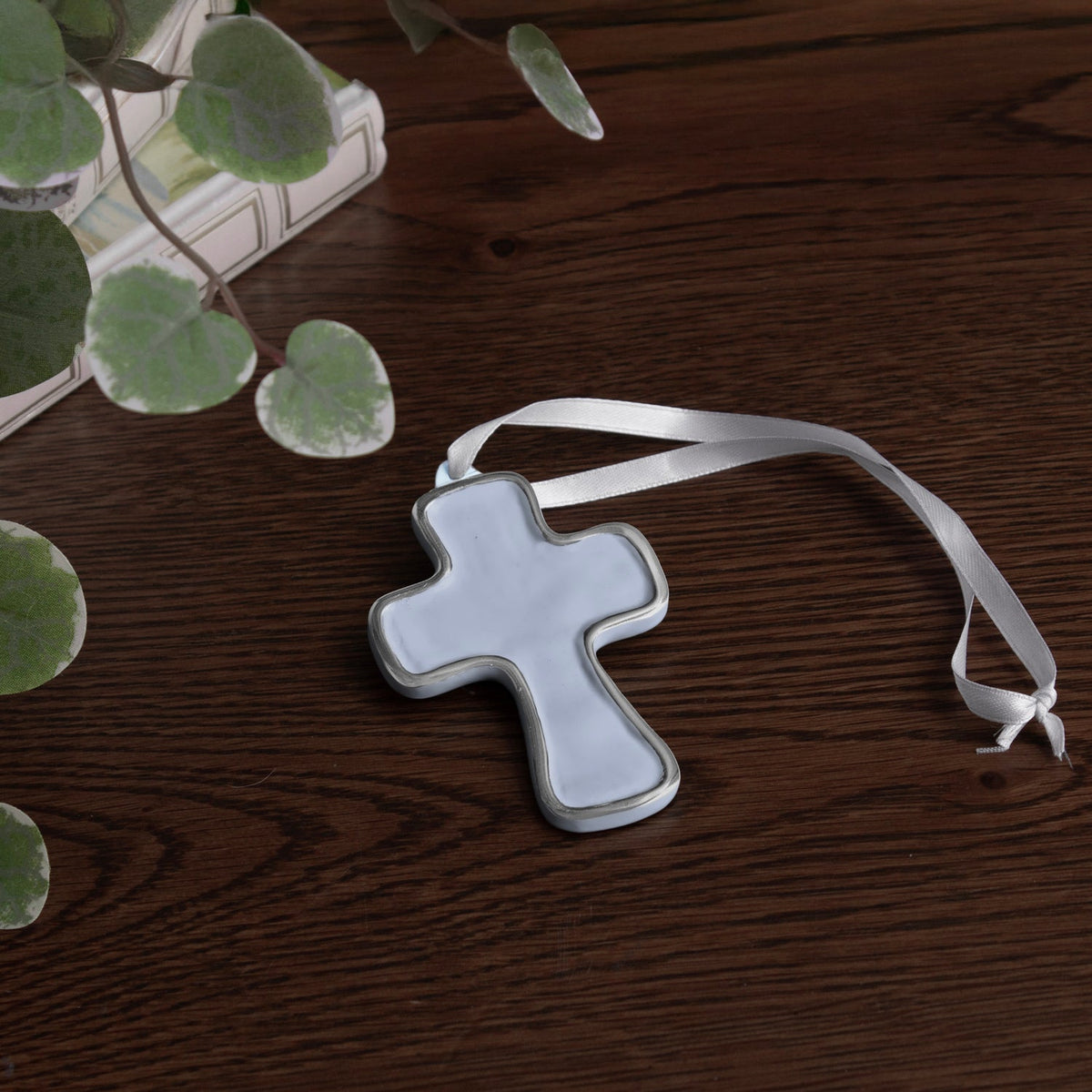 ENCANTO  Athens Cross Ornament (Periwinkle)