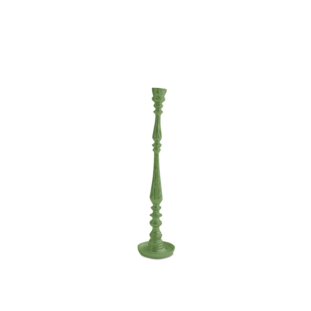 ENCANTO Crosby Medium Candlestick Holder (Leaf Green)