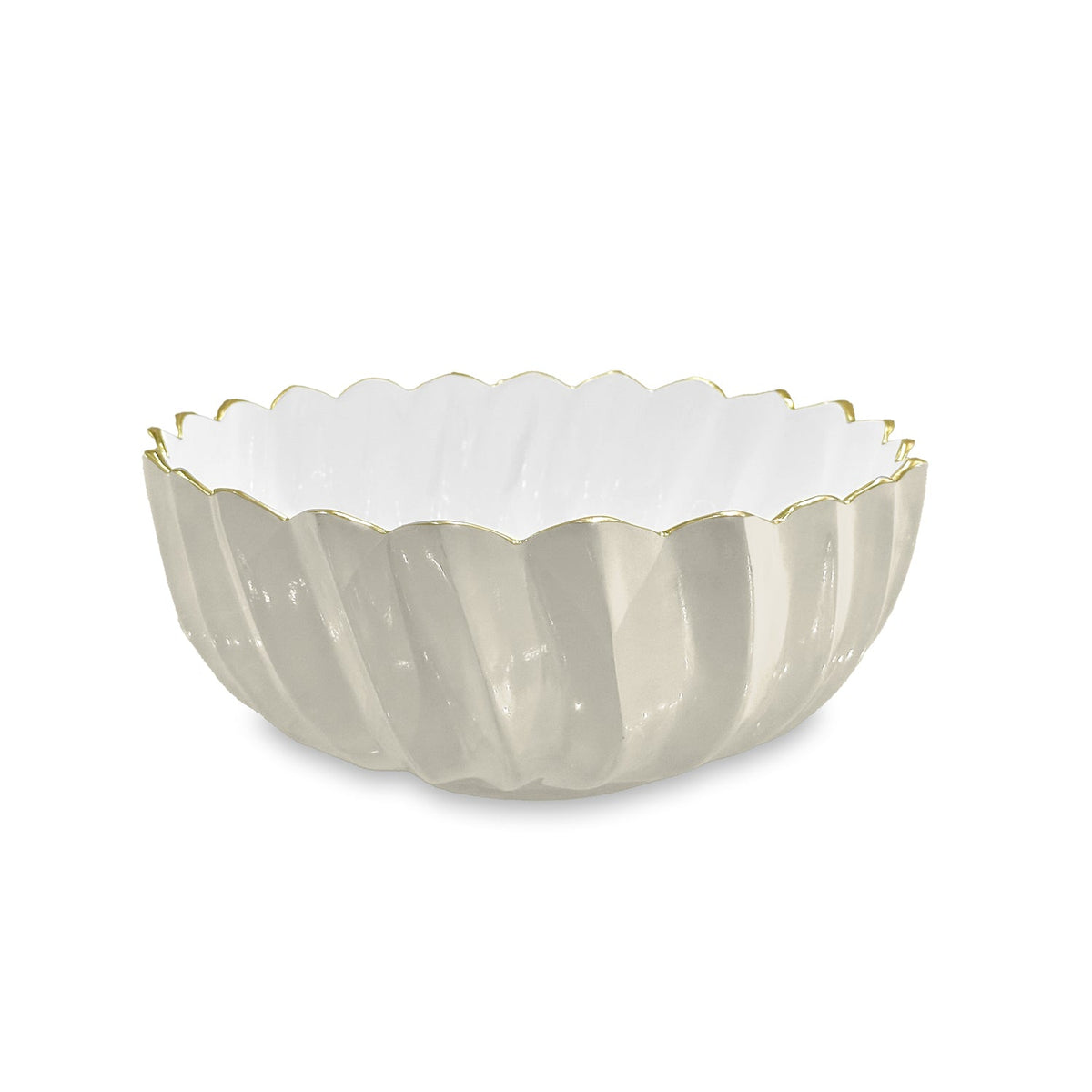 ENCANTO Orlando Medium Bowl (Cream and White)