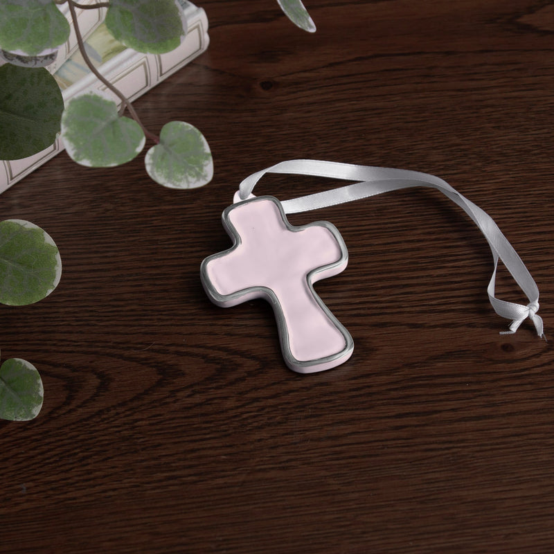 ENCANTO Athens Cross Ornament (Camellia)