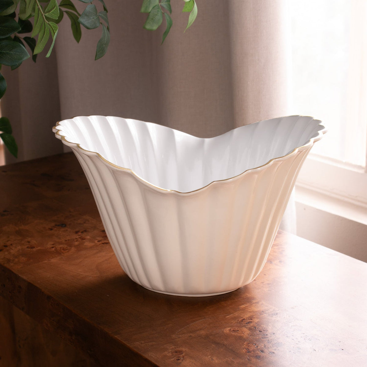 ENCANTO Vienna Large Ice Bucket Cream and White