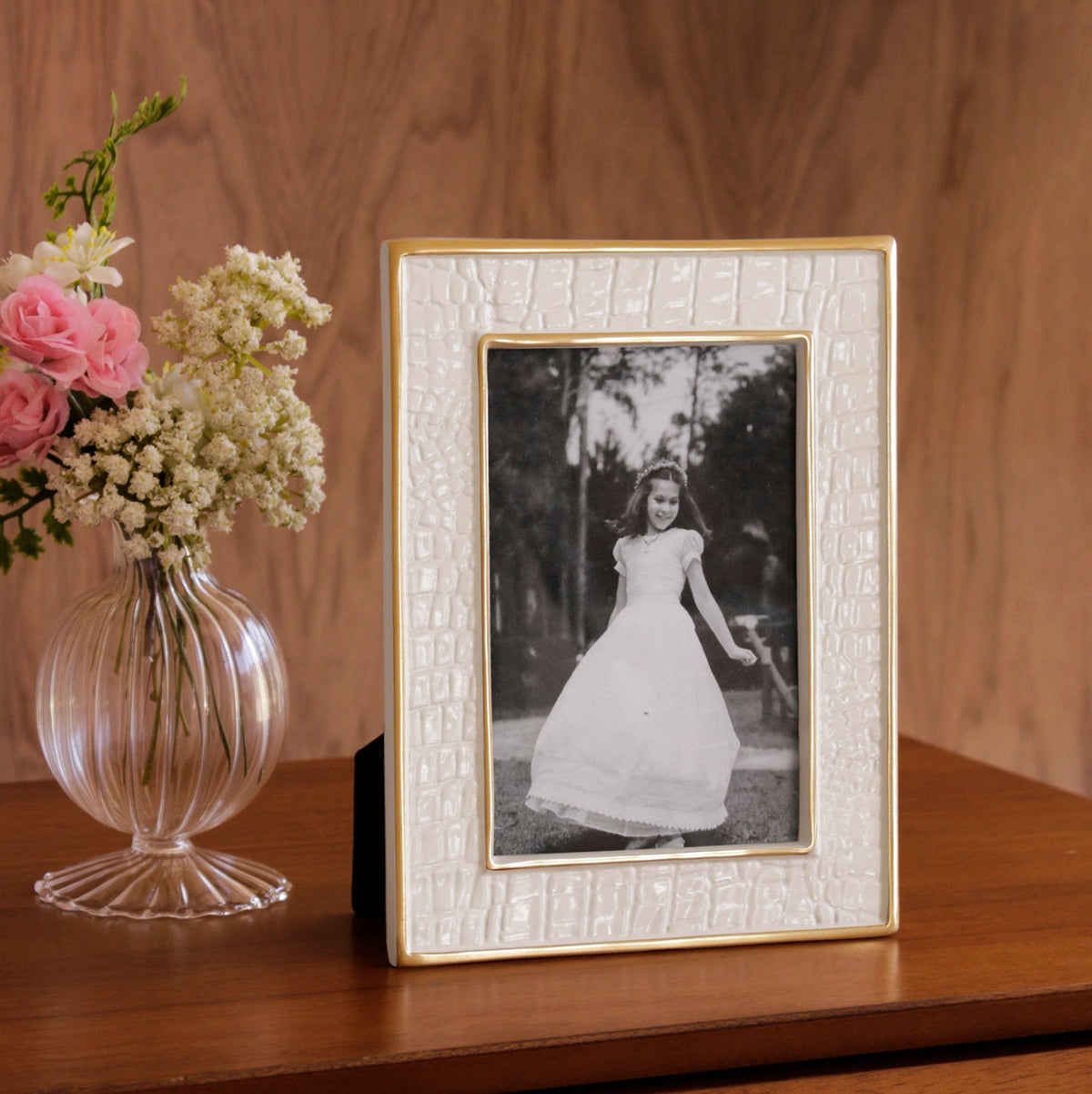 FRAME Encanto Croc 4 x 6 Cream