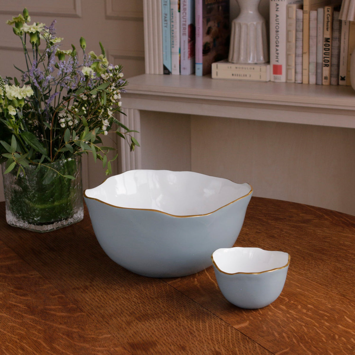 ENCANTO Osaka Small Bowl Slate & White
